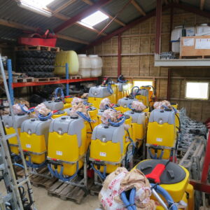 SG Åkersprøyter i alle størrelser.