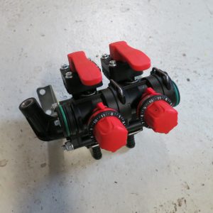 1717-11 Arag bomventil 2 uttak m/liketrykk T5