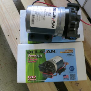 Delavan 12V pumpe 26.5 l/min QD